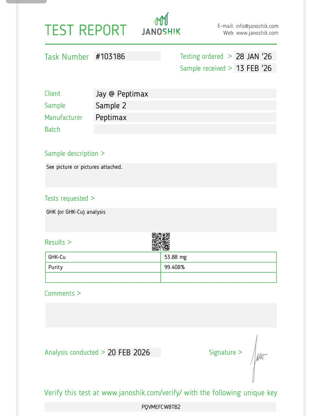 GHK-CU - Research Grade